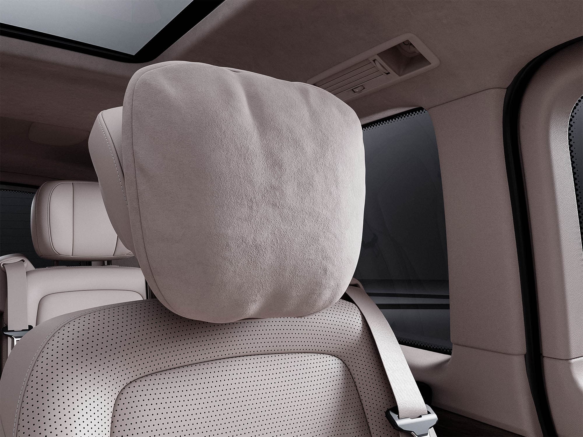 Close-up detail of the V-Class interior