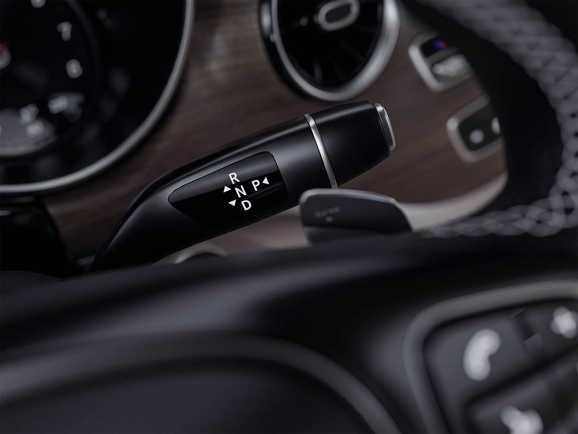 Close-up detail of the V-Class interior