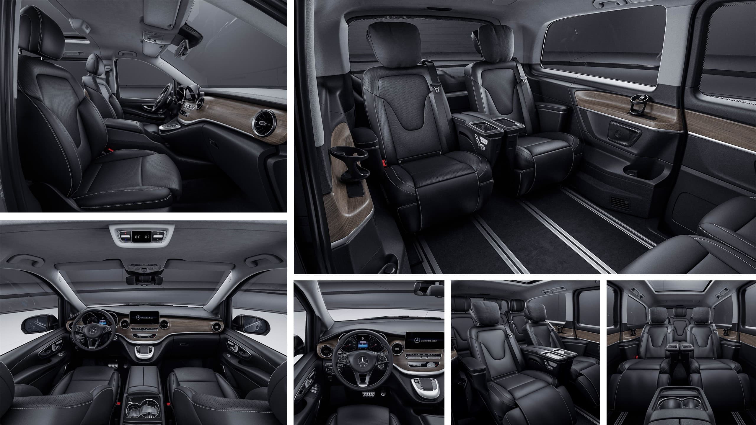 V-Class interior seating renders